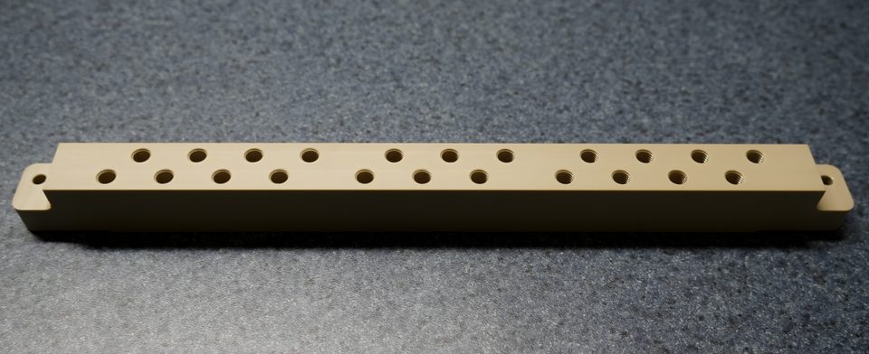Machined aluminum components