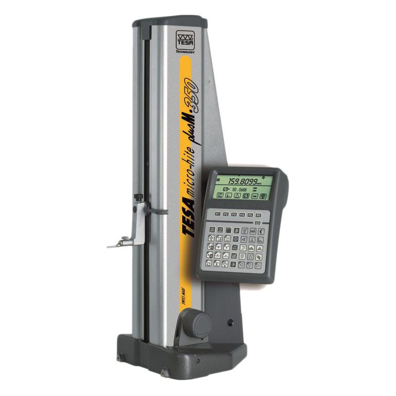 Brown & Sharpe TESA Micro-Hite height gauge on an inspection bench